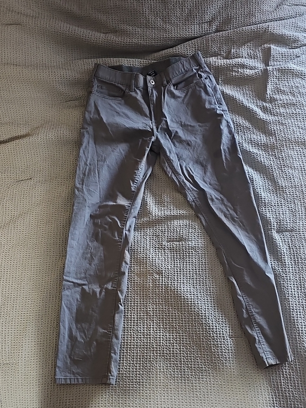 Member’s Mark Men’s Pants 32x32 Gray Straight Fit